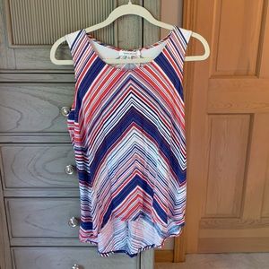 Red White and Blue Tank Top